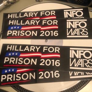 Hillary for Prison 2016 bumper sticker